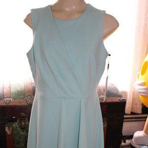 NWT Calvin Klein Sleeveless Mint Green Dress Size 10 Beautiful for Spring Summer